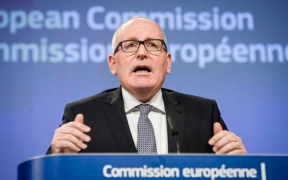 Sprawozdanie Fransa Timmermansa dotyczące dialogu z Polską nie było pozytywne