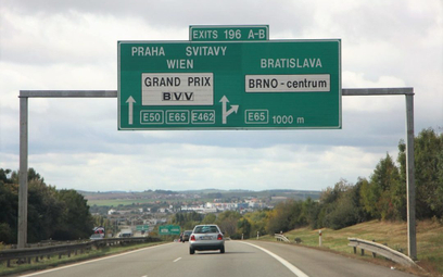 E-winiety w Czechach na autostradach od początku 2021 r.