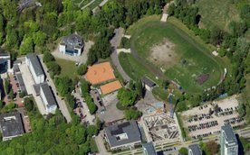 W sąsiedztwie klubu "Stodoła", nowej stołówki studenckiej SGH oraz stadionu Syrenki ma powstać hala 