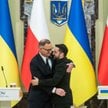 Prezydenci Andrzej Duda i Wołodymyr Zełenski w Pałacu Maryjskim w Kijowie, czerwiec 2024. Prezydent 