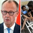 Kanclerz Niemiec Friedrich Merz skrytykował władze Izraela. Na zdjęciu: dziewczynka z Palestyny rann