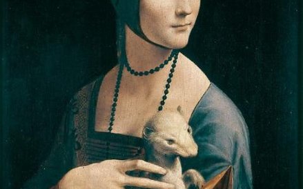 Leonardo da Vinci, Dama z gronostajem, ok. 1490
