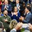 Wołodymyr Zełenski i Justin Trudeau podczas wizyty prezydenta Ukrainy w Kanadzie.
