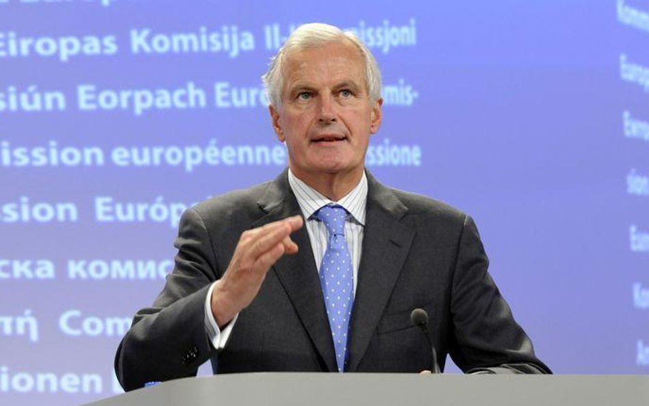 Michel Barnier, unijny komisarz rynku wewnętrznego i instytucji finansowych