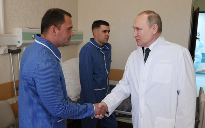 Władimir Putin w moskiewskim szpitalu