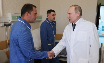 Władimir Putin w moskiewskim szpitalu