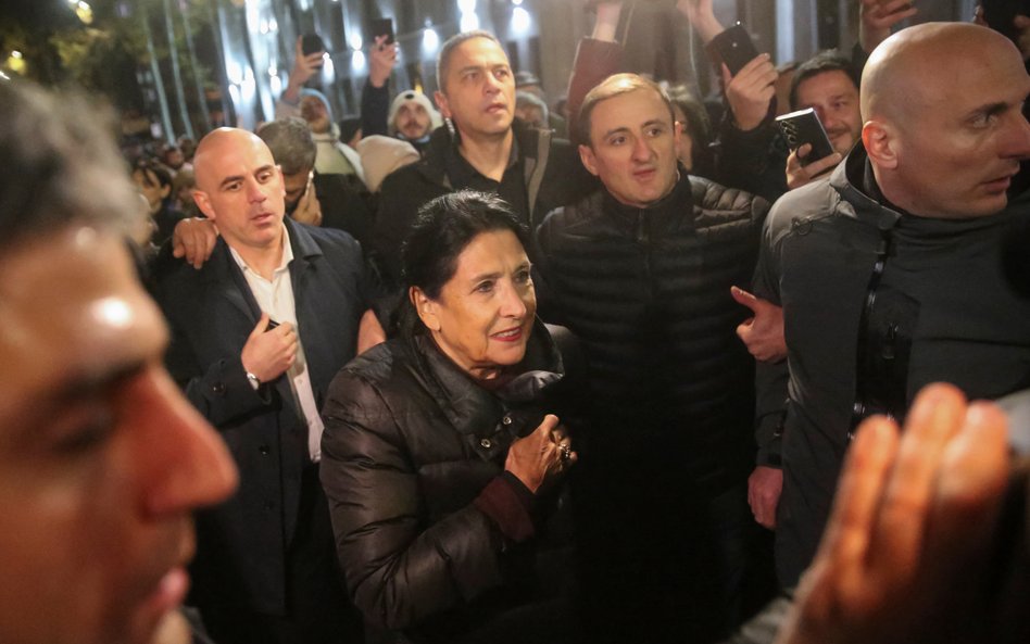 Salome Zurabiszwili: Pozostanę prezydentem Gruzji dopóki legalny parlament nie wybierze mojego następcy