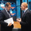 Wiceminister skarbu Krzysztof Walenczak (z lewej) uważa, że promocja GPW, której szefuje Ludwik Sobo