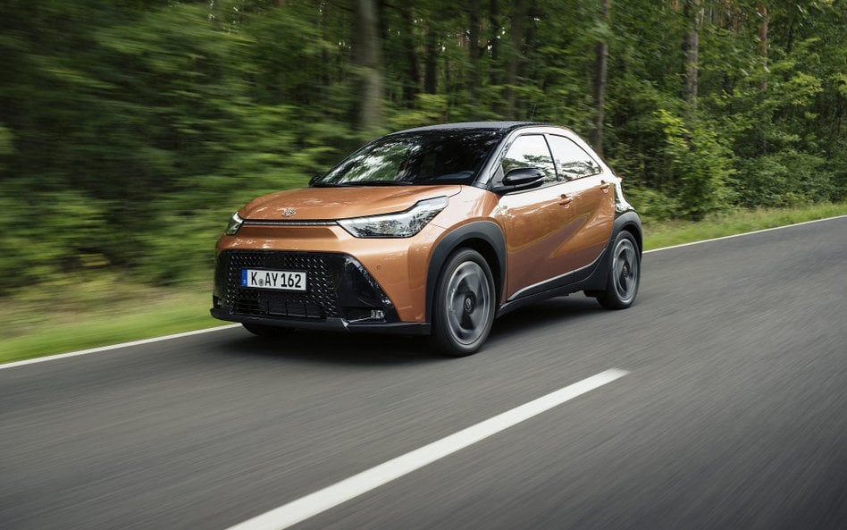 Najtańsza Toyota Aygo X Hybrid w wersji Active kosztuje obecnie 82 900 zł
