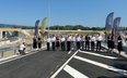 Otwarcie inwestycji autostradowej na Słowacji. Generalnym wykonawcą był Budimex