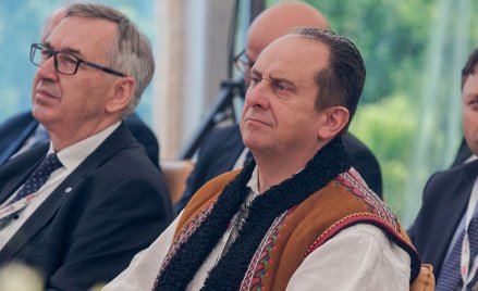 Andrzej Gut-Mostowy (z prawej) kilka dni temu uczestniczył w rozmowach ze środowiskiem narciarskim, 