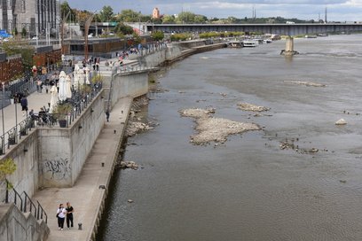 Wisła odkrywa swoje dno