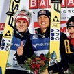 W takim towarzystwie można być trzecim. Od lewej: Thomas Morgenstern, Gregor Schlierenzauer i Adam M