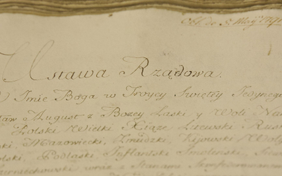 Ustawy Sejmu z 1791 roku, strona tytułowa Konstytucji 3 maja