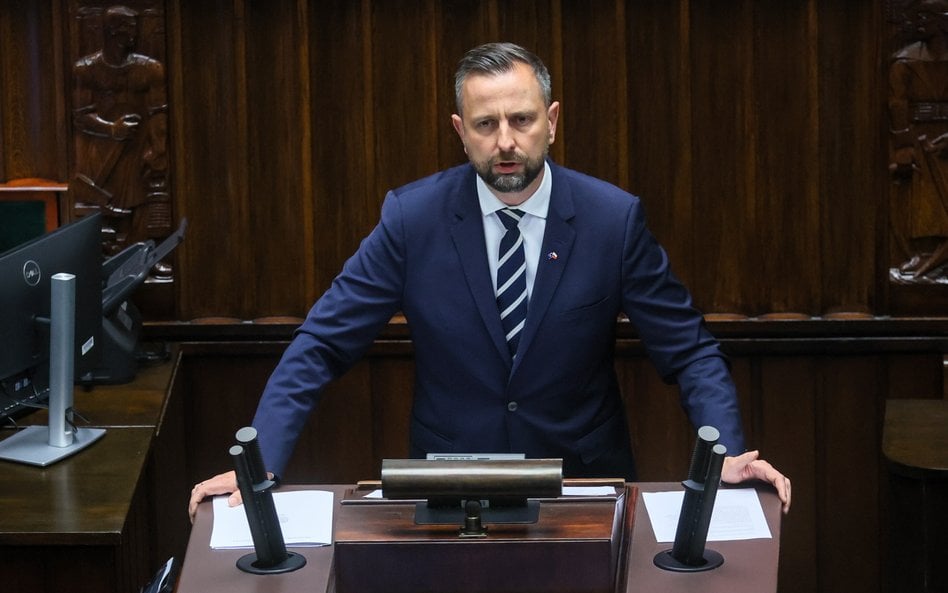 Wicepremier, minister obrony narodowej Władysław Kosiniak-Kamysz przemawia podczas posiedzenia Sejmu
