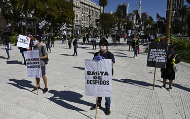 Argentyńczycy protestują przeciwko zamknięciu gospodarki w związku z pandemią