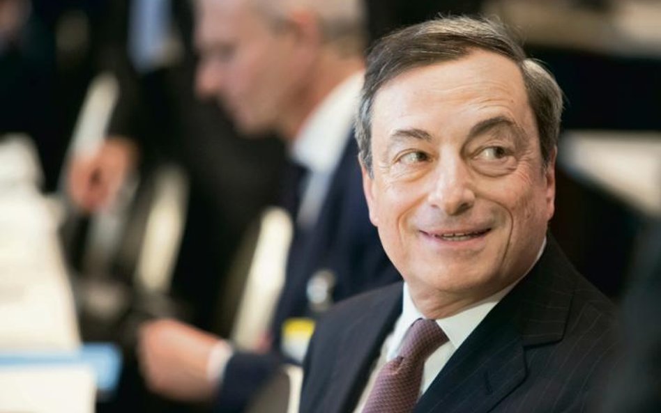 Mario Draghi, prezes Europejskiego Banku Centralnego.