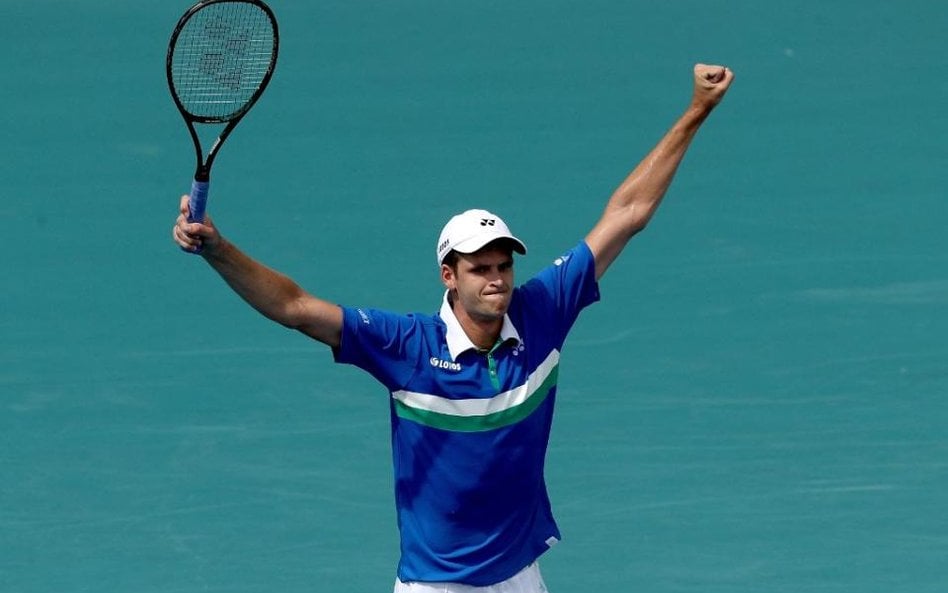 Hubert Hurkacz w finale turnieju w Miami