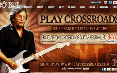 Gitarowe sławy wystąpią z Erikiem Claptonem na festiwalu Crossroads