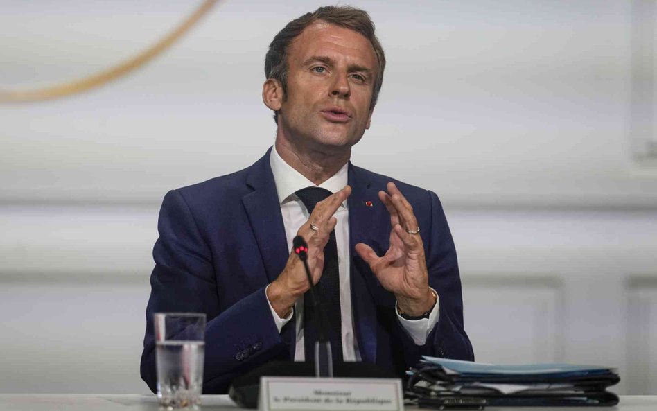 Emmanuel Macron, prezydent Francji