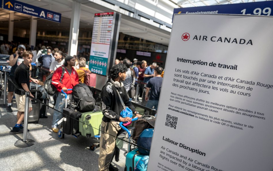 W sobotę, 16 sierpnia, rozpoczął się strajk w Air Canada