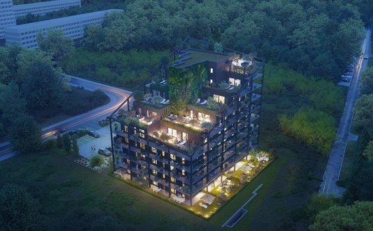 Projekt budynku Żorro w Żorach.