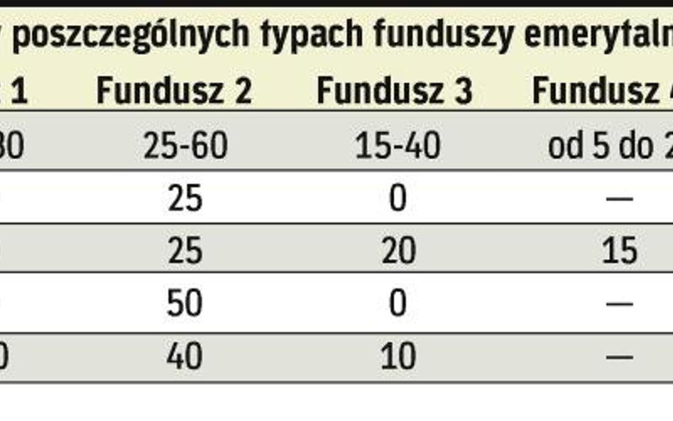 Ile funduszy o różnym profilu inwestycyjnym działa w innych krajach