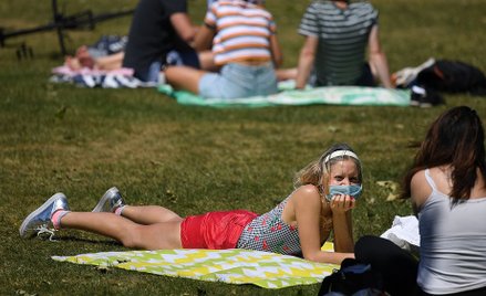 St James Park w centrum Londynu, 30 maja