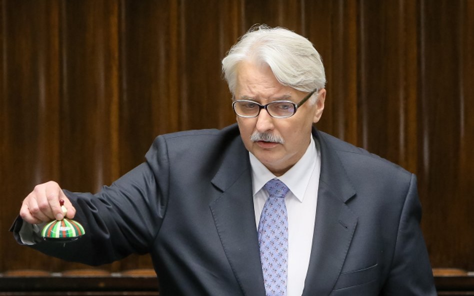 Witold Waszczykowski nie poleciał na "show" do Berlina