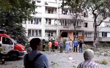 Wybuch w budynku mieszkalnym w Kijowie