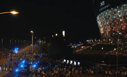 Działania policjantów podczas koncertu na Stadionie Narodowym w Warszawie