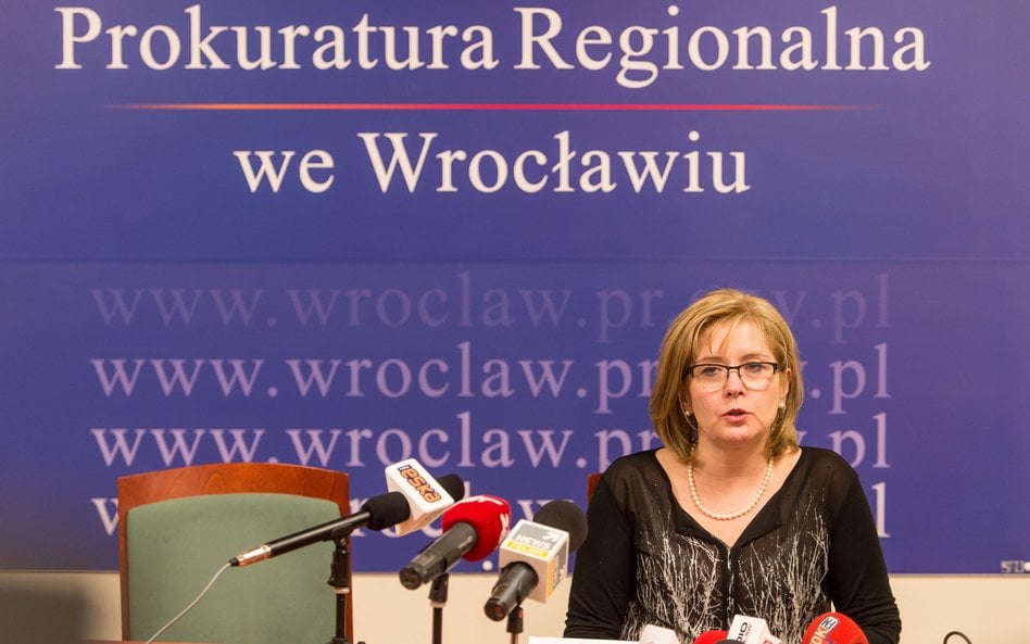 Rzecznik Prokuratury Regionalnej we Wrocławiu Anna Zimoląg