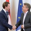 Sebastian Kurz (L) i Werner Kogler porozumieli się w kwestii sformowania koalicji rządowej