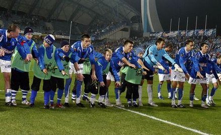 Po przerwie Lech strzelał gole mniej więcej w tym samym czasie gry, co Legia w Homlu i skutek był ta