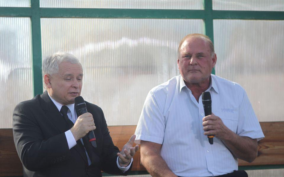 Jan Tomaszewski i Jarosław Kaczyński (2011 rok)