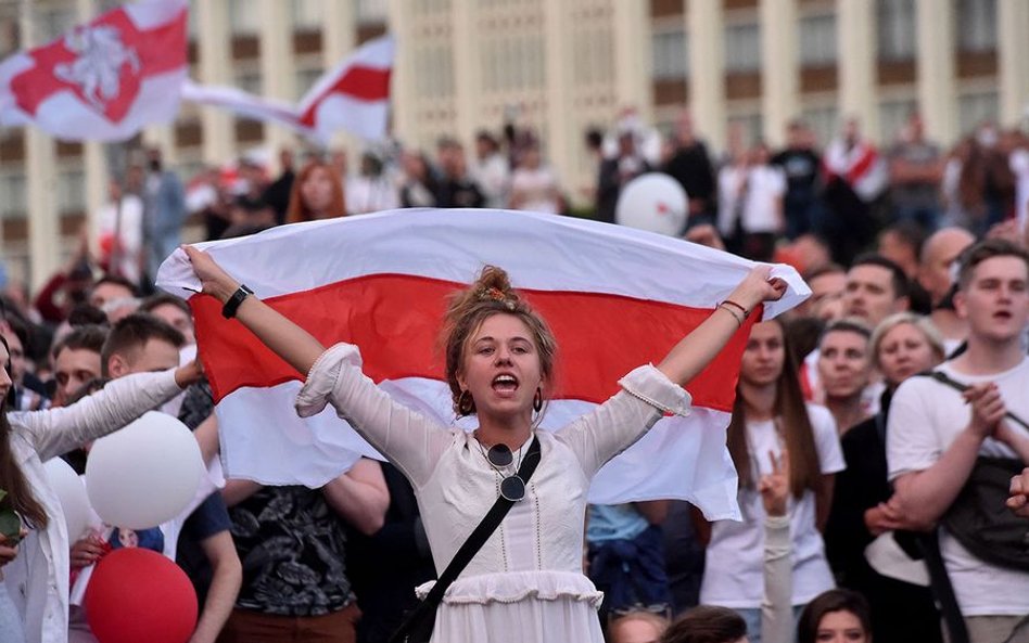 Po wyborach prezydenckich na Białorusi nie ustają protesty opozycji