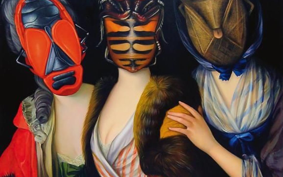 Ewa Juszkiewicz, bez tytułu, 2014, olej na płótnie, 142×116 cm