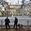 Policjanci ochraniający „Tęczę” 11 listopada 2014 roku