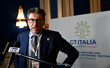 Włoski minister gospodarki i finansów Giancarlo Giorgetti