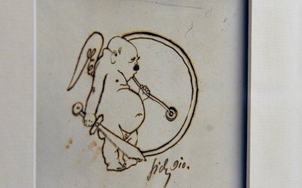 STANISŁAW MARCIN BADENI (JAKO ANIOŁEK – KARTKA TYTUŁOWA TEKI)