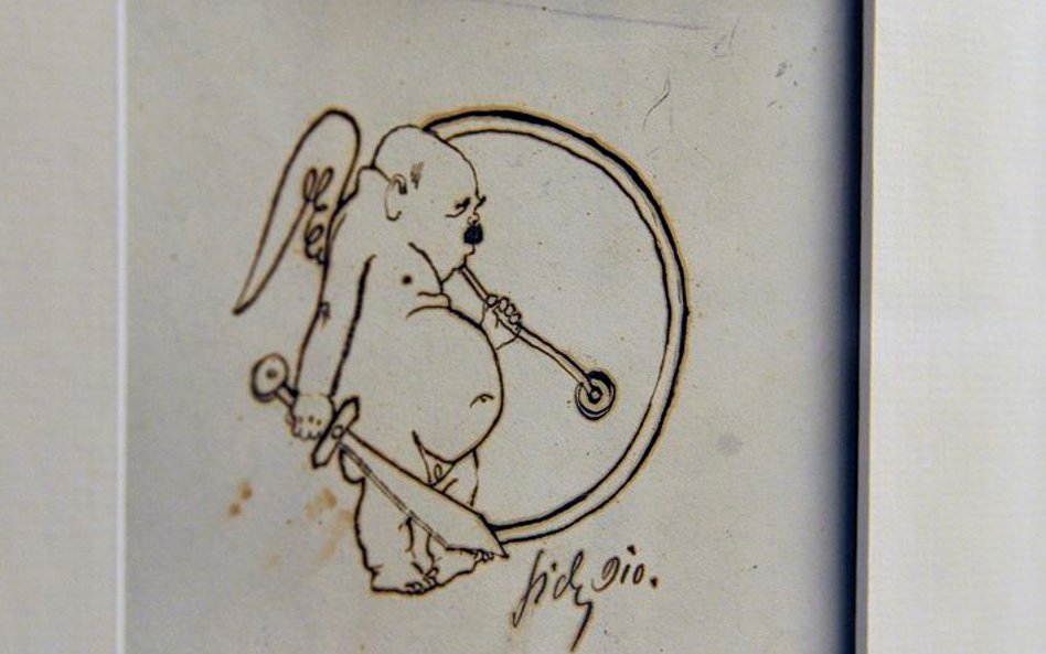 STANISŁAW MARCIN BADENI (JAKO ANIOŁEK – KARTKA TYTUŁOWA TEKI)