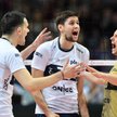 Radość siatkarzy Onico Warszawa podczas półfinałowego meczu z Jastrzębskim Węglem. Od lewej: Antoine