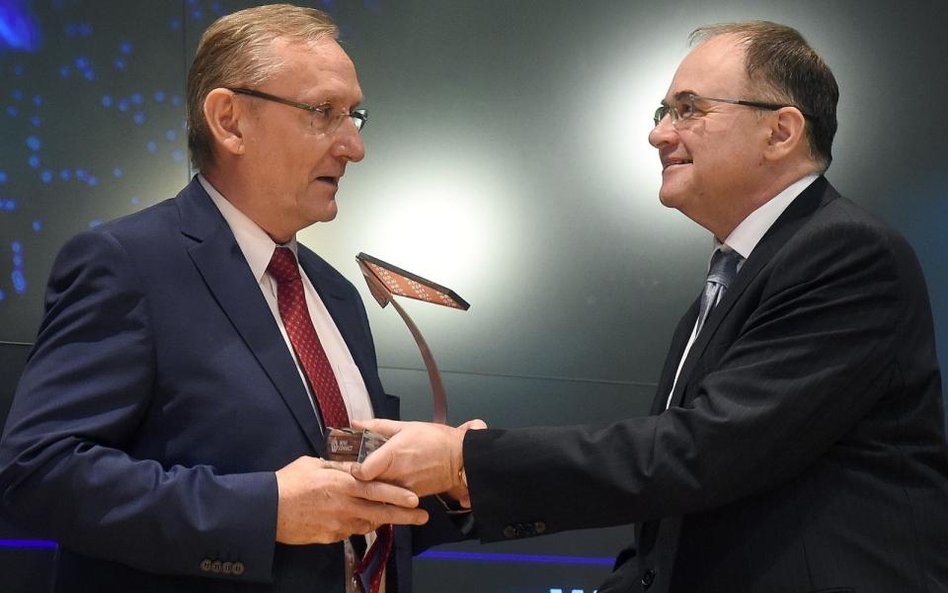 Sławomir Chabros, prezes BizTech Konsulting i Jacek Fotek, wiceprezes GPW