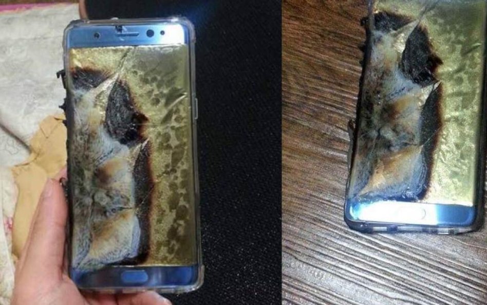 Zdjęcia spalonych smartfonów Note 7 zaczęły krążyć w sieci 30 sierpnia / KKJ.CN