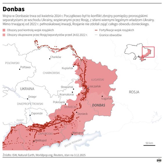 Sytuacja w Donbasie (stan na 3 grudnia)