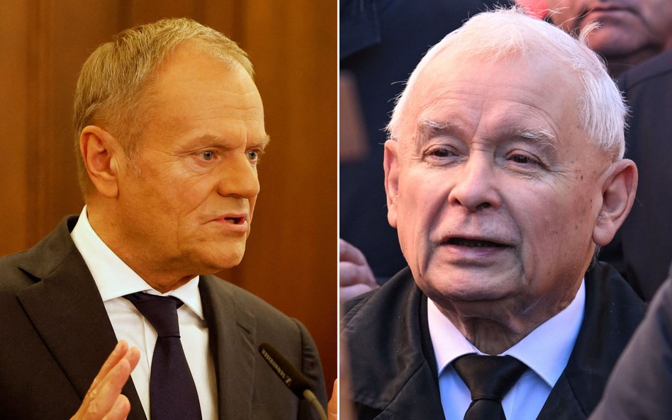 Donald Tusk i Jarosław Kaczyński