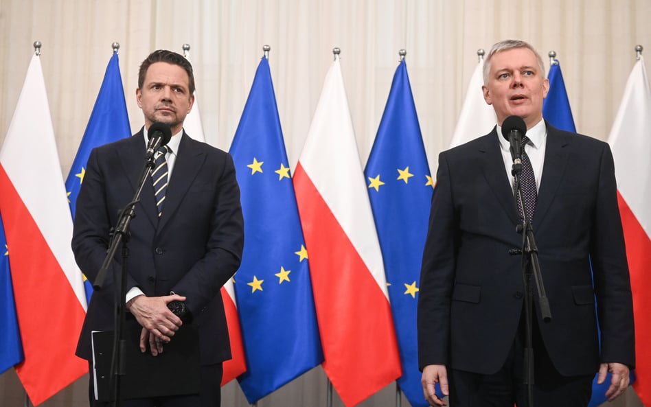 Rafał Trzaskowski i Tomasz Siemoniak