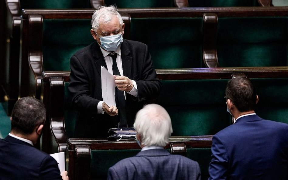 Prezes PiS Jarosław Kaczyński