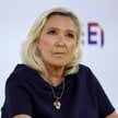 Liderka Zjednoczenia Narodowego Marine Le Pen podczas debaty kandydatów przed wyborami prezydenckimi