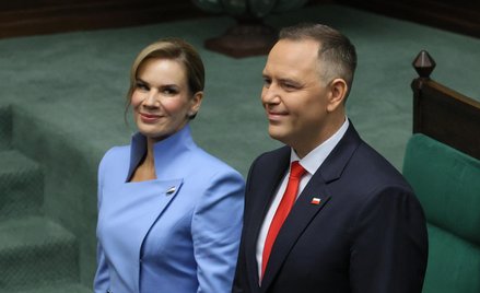 Uroczystość zaprzysiężenia Prezydenta RP Karola Nawrockiego przed Zgromadzeniem Narodowym. Prezydent